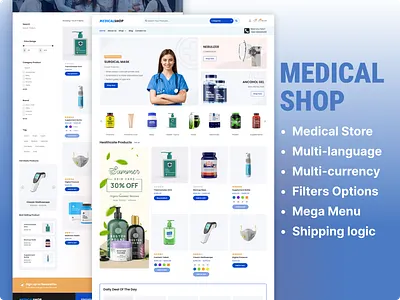 Built a Professional Healthcare E-Commerce Store!🚀 ecommercesolutions elysiumdeveloper healthcarebusiness healthcareecommerce healthcarewebsite healthproducts medicalecommerce medicalwebsite onlinemedicalstore onlinepharmacy websolutions woocommercepugins woocommerceseo
