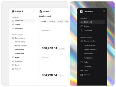 Sidenavs — Untitled UI nav menu navbar navigation product design sidenav ui design