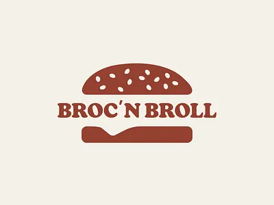 Broc'n Broll logo design branding graphic design logo