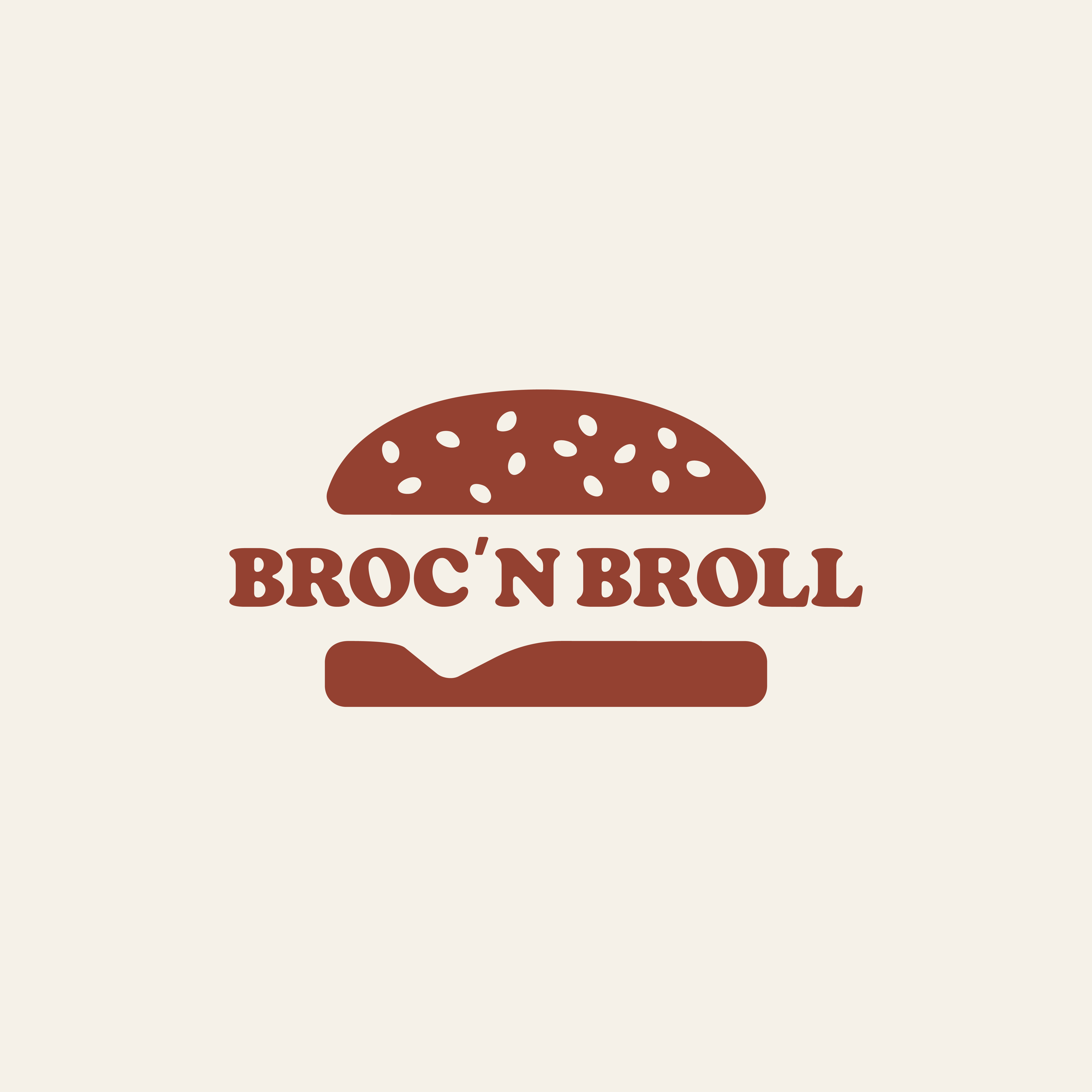 Broc'n Broll logo design
