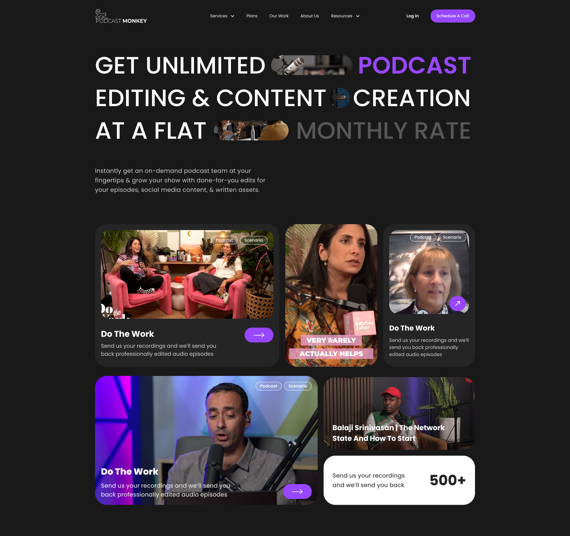 PodcastMonkey website branding ui