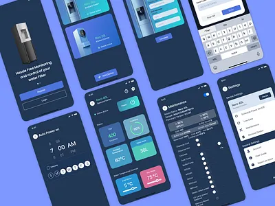 UX Design For Atmospheric Water Generator (AWG) Mobile app ui