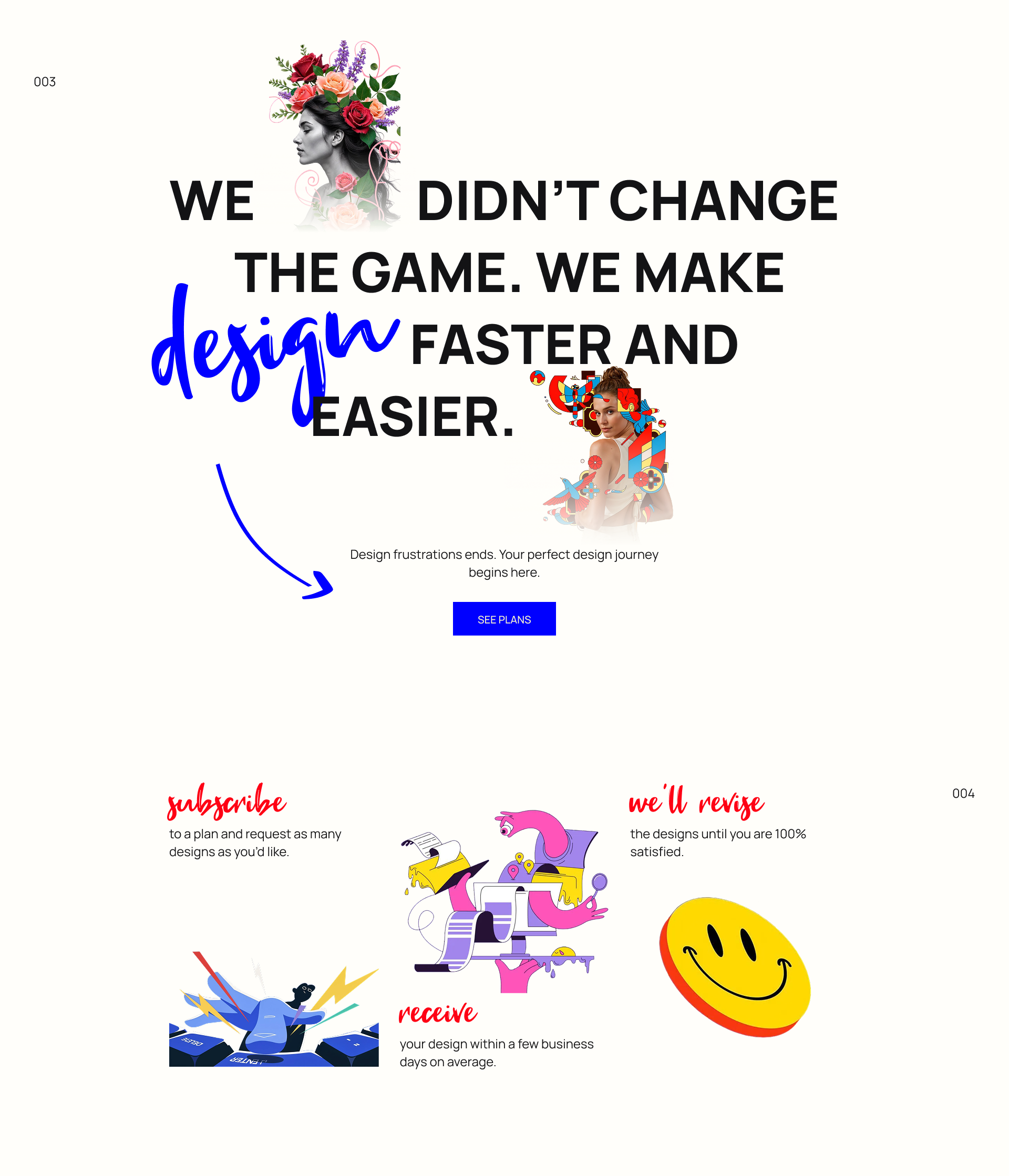 Example of Website Design & Webflow Build