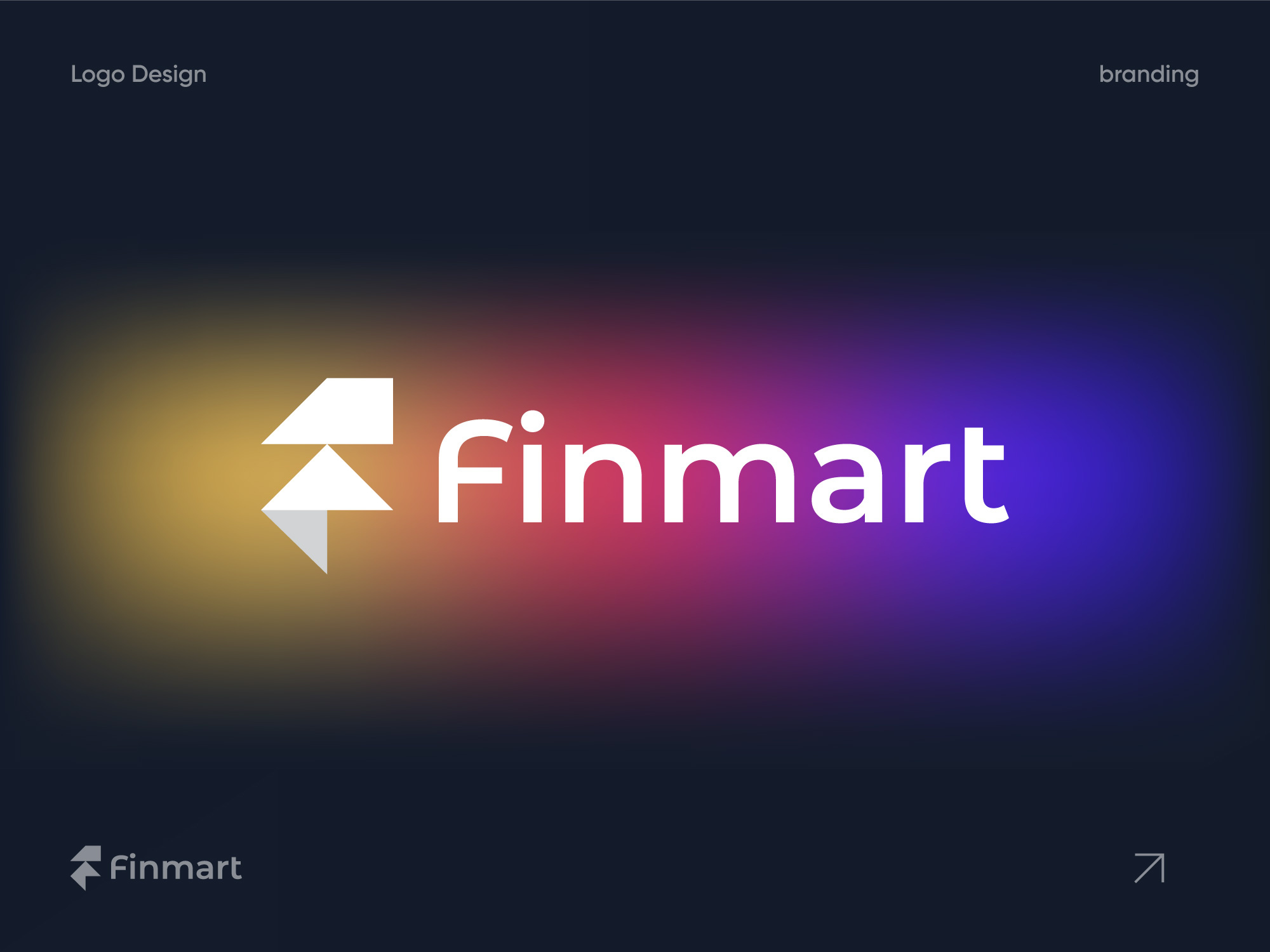 Finmart logo design absatrct f logo app icon branding f 3d logo f icon f logo f mark f mart f minimal logo f tech innovation logo modern f logo web3