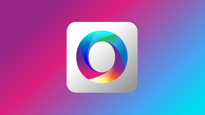 Letter O with Gradient app branding design graphic design illustration logo typography ui vector