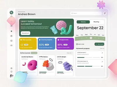 AI Educational Tool | Web App ai assistant animation branding clean design education graphic design illustration interface landing page logo mobile adaptation motion motion design motion graphics ui ux web app