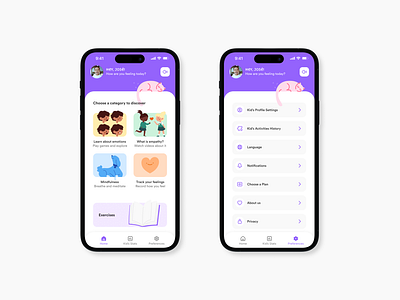 App for Kids | UX/UI Design app colors design emotions empathy experience illustration interface kids mobile mobile app ui user interface user research ux