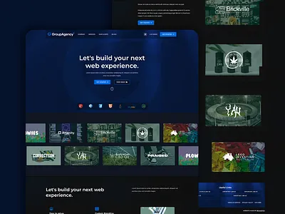 GroupAgency - Community Management Platform agency automation clean design community custom dark theme development discord marketing membership modern design php platform responsive design services subscription ui design ux design web design website