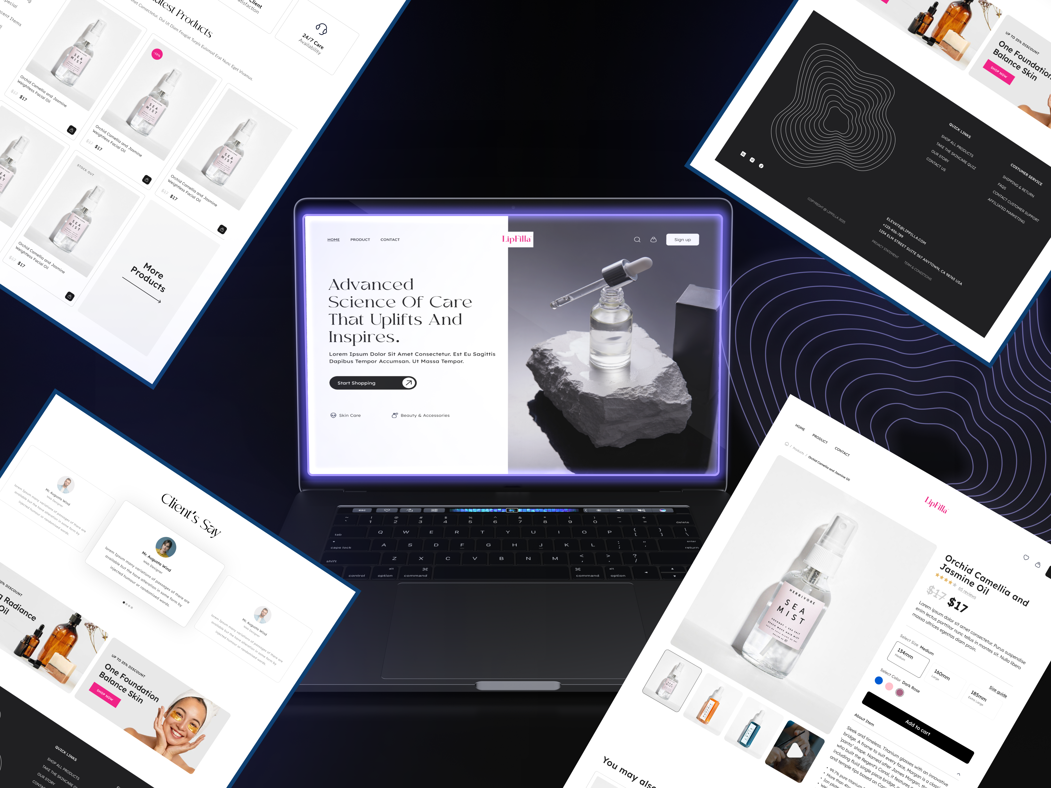 Example of Saa S Website Or Landing Page UI Design