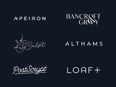 Wordmarks Vol. 2 branding logo logo design wordmarks