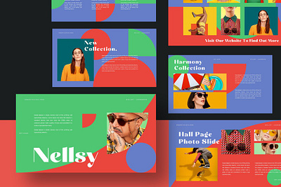 Nellsy Powerpoint Template #5 app branding design graphic design illustration logo typography ui ux vector