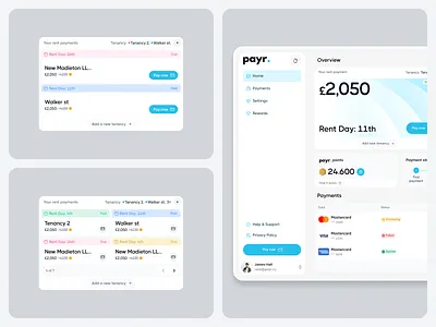 Payr - Rent Payment Dashboard admin dashboard design banking app ui dashboard interface dashboard ui design data dashboard finance app interface finance dashboard ui financial platform ui fintech app design fintech dashboard modern dashboard ui payment dashboard payment management ui product dashboard rent payment app saas dashboard saas ui design ux ui dashboard web app dashboard web dashboard design
