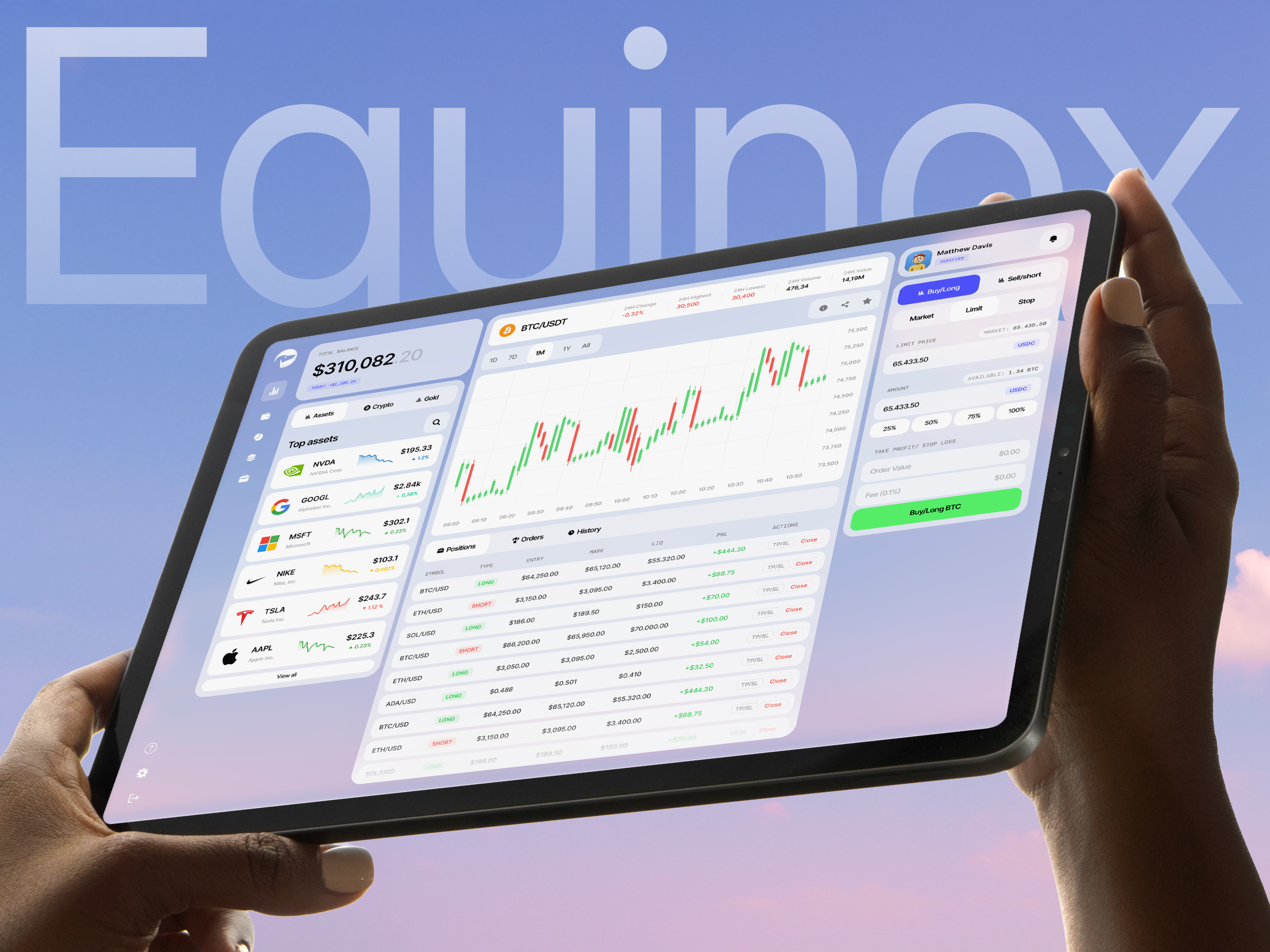 Trading App Dashboard UI Concept dashboard design design studio fintech platform fintech product graphic design interface product design saas ui user experience ux