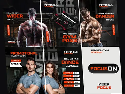 Modern Gym Social Media Post fitness fitness banner fitness branding fitness campaign fitness design fitness marketing fitness social media fitness trainer gym gym advertisement gym post gym promotion gym social media health fitness instagram post modern fitness design social media design sport design workout workout post