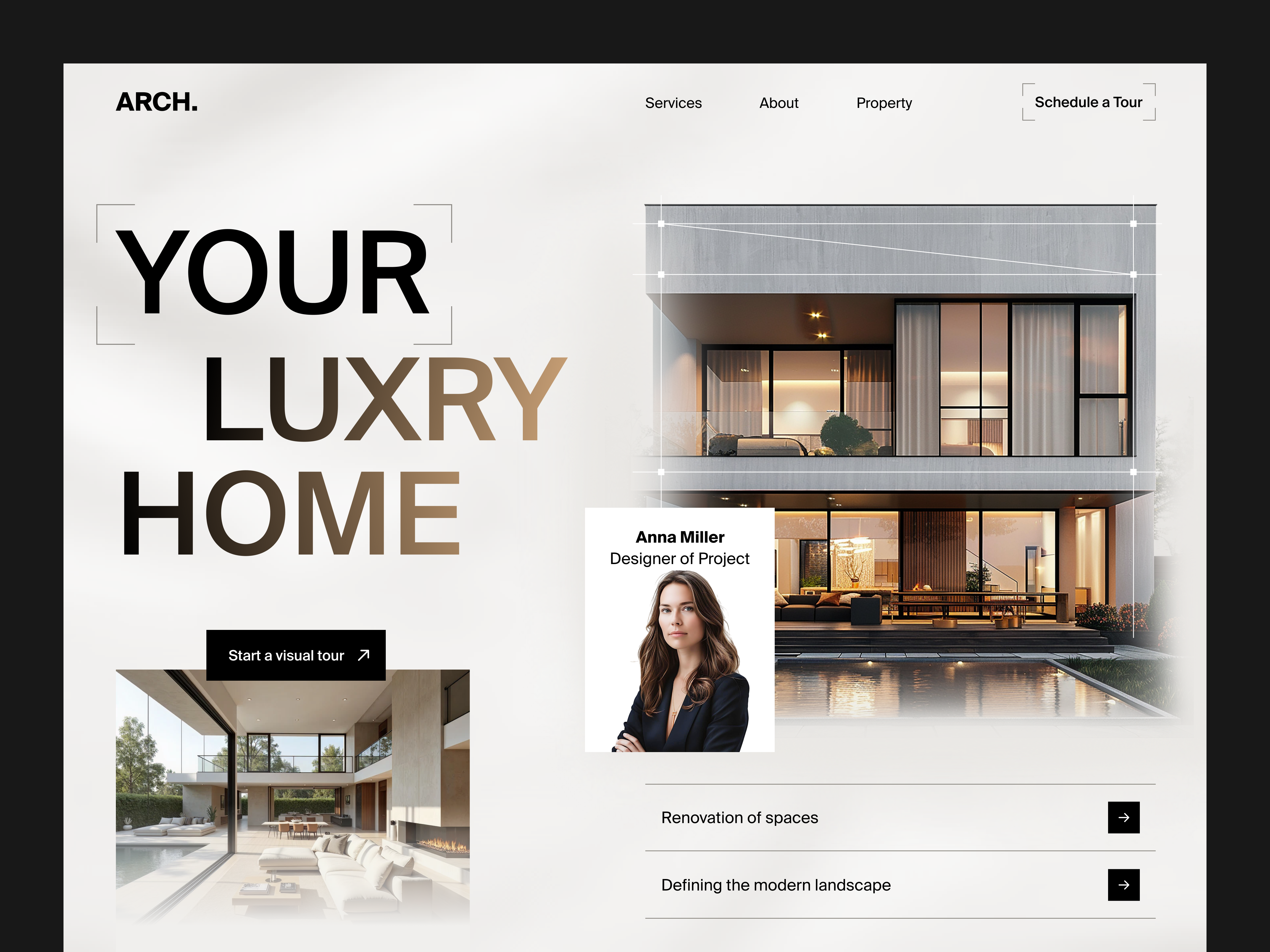 ARCH. — Luxury Architecture Studio Website