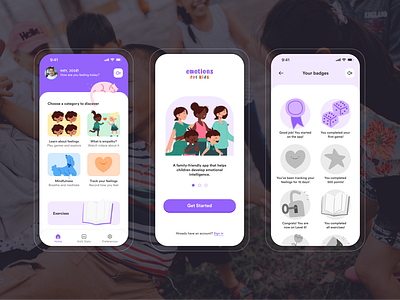 App for Kids | UX/UI Design app branding children colors design emotions empathy experience figma illustration interface kids mobile mobile app screen ui user user interface user research ux