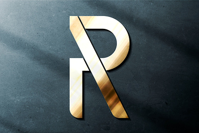 RP and PR logo 3d branding business logo design graphic design icon illustration logo logo desing pr logo rp logo ui unique design