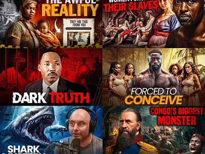 Documentary Thumbnail Design ai generated art cinematic thumbnail clickbait thumbnail content creator design dark history digital illustration documentary thumbnail dramatic poster design graphic design historical documentary history thumbnail photo manipulation social media design storytelling design thumbnail design viral thumbnail youtube cover youtube design youtube thumbnail youtube thumbnail design