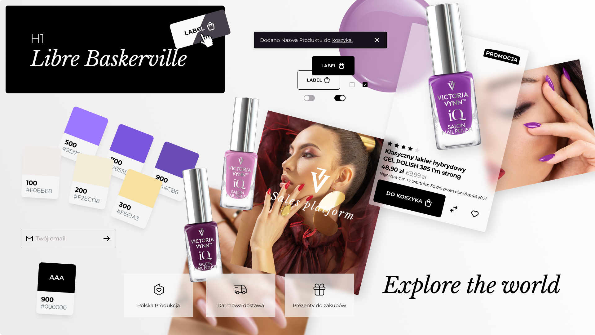 Moodboard beauty ecommerce ui