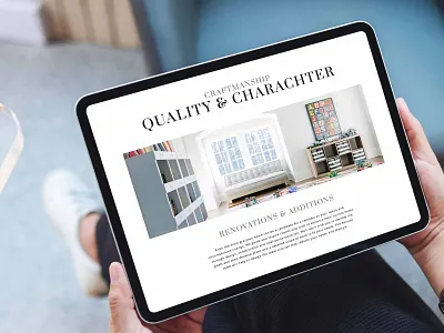 Tablet Interface for Project Browsing brand identity branding creative design design graphic design ui ux web design website design