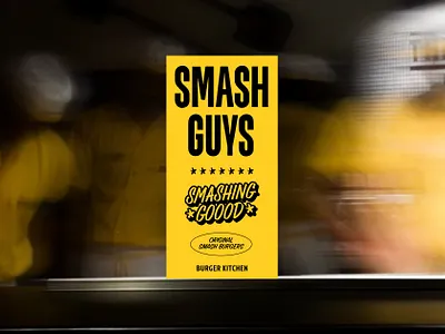 Smash Guys: Branding & Identity branding burger fast food fb illustration restaurant branding
