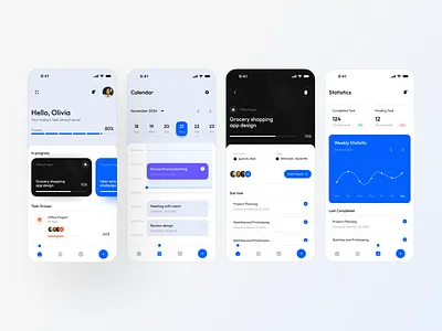 Planova - Todo List App cleandesign mobileapp taskapp todolistapp ui uidesign