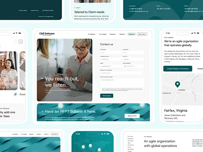 C&R Software Website UX — Clear Journeys, Faster Decisions branding ui ux uxui website