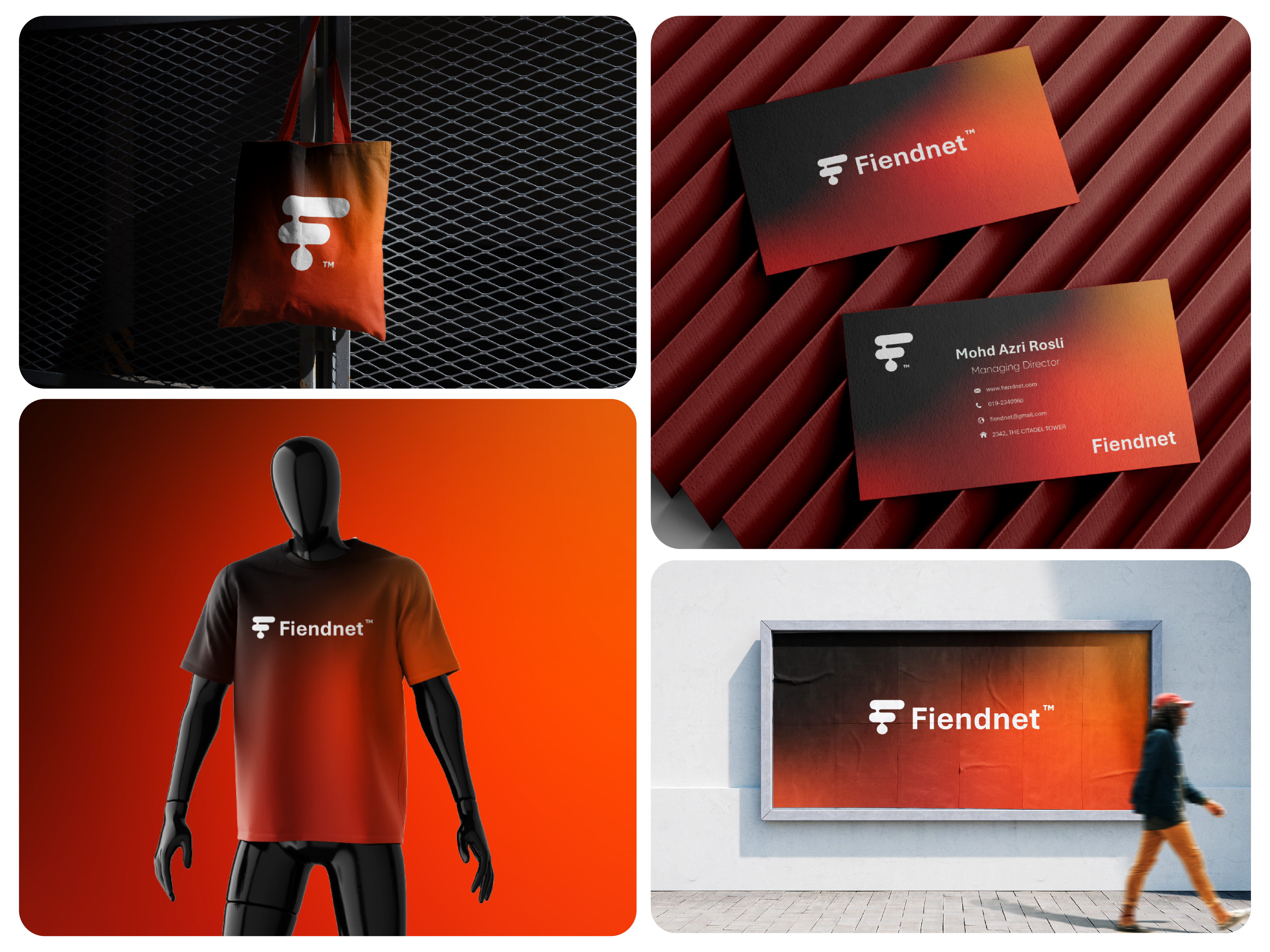 Fiendnet !Modern Minimalist Branding