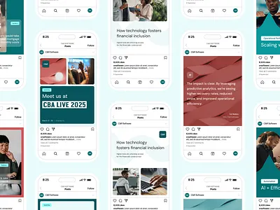 C&R Software Social Media Templates — Scalable Content System brandbook branding graphic design instagram sm social media