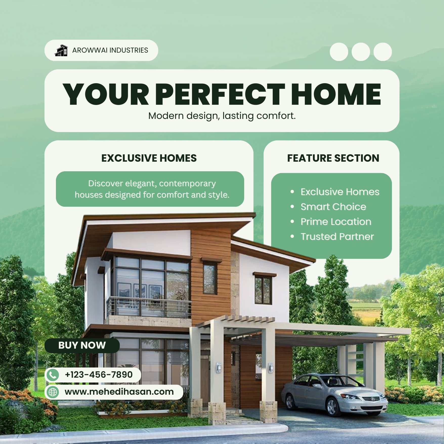 Social Media Post Design graphic design instagram poster real estate social media post