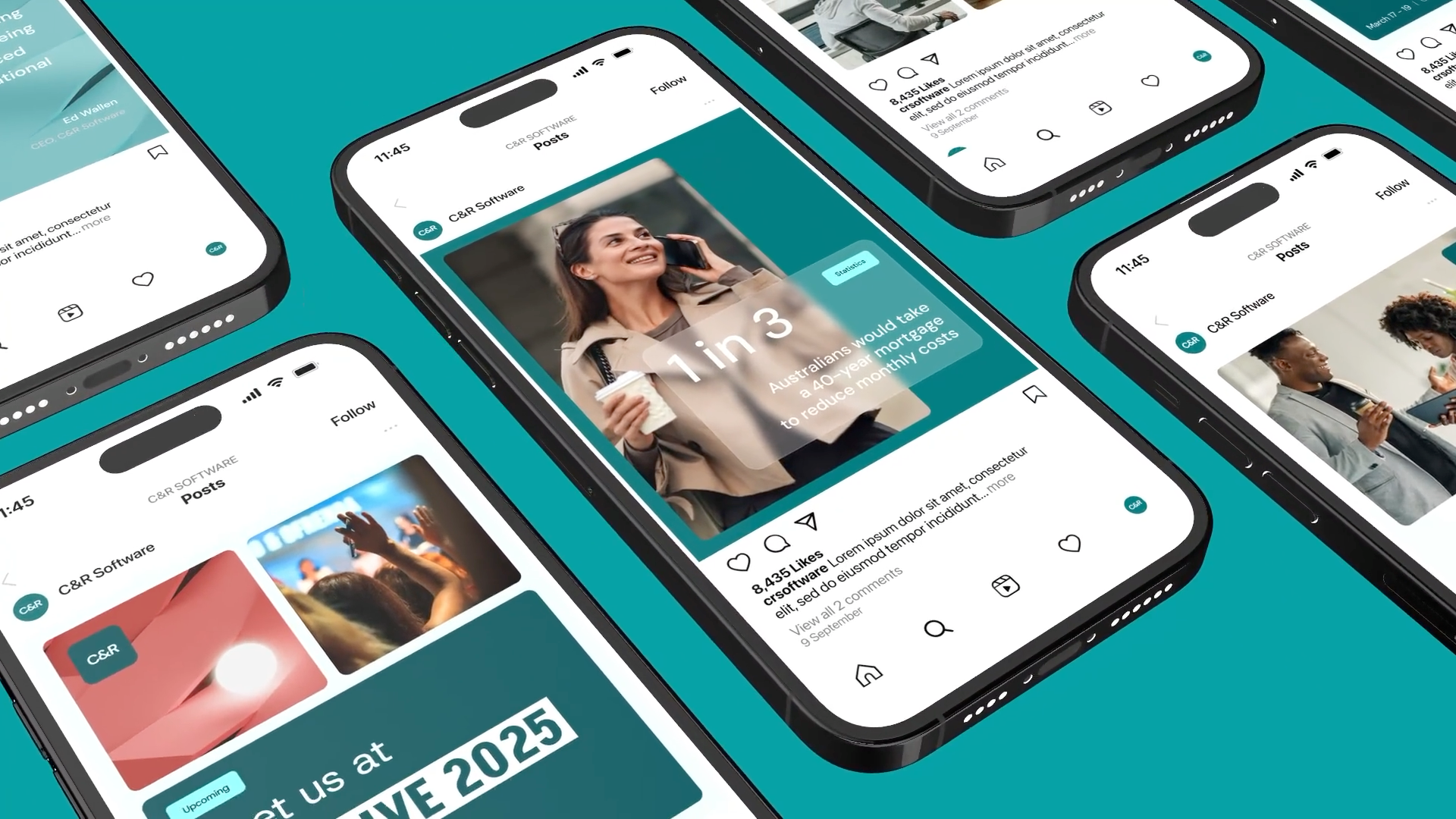 C&R Software Brand Reveal Animation — Visual System in Motion 2d 3d 3d animation animation bradbook branding design graphic design logo motion graphics ui ux visual identity website
