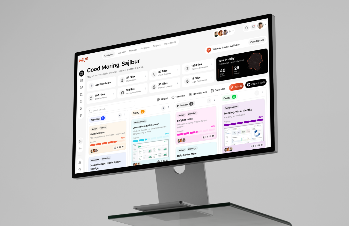 Wave Project Task Management