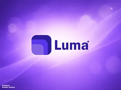 Luma – Modern Gradient App Icon & Logo Design abstract logo adobeillustrator app icon brand identity brandidentity branding design gradient logo graphic design logo logodesign minimal logo modern logo tech logo ui design vector