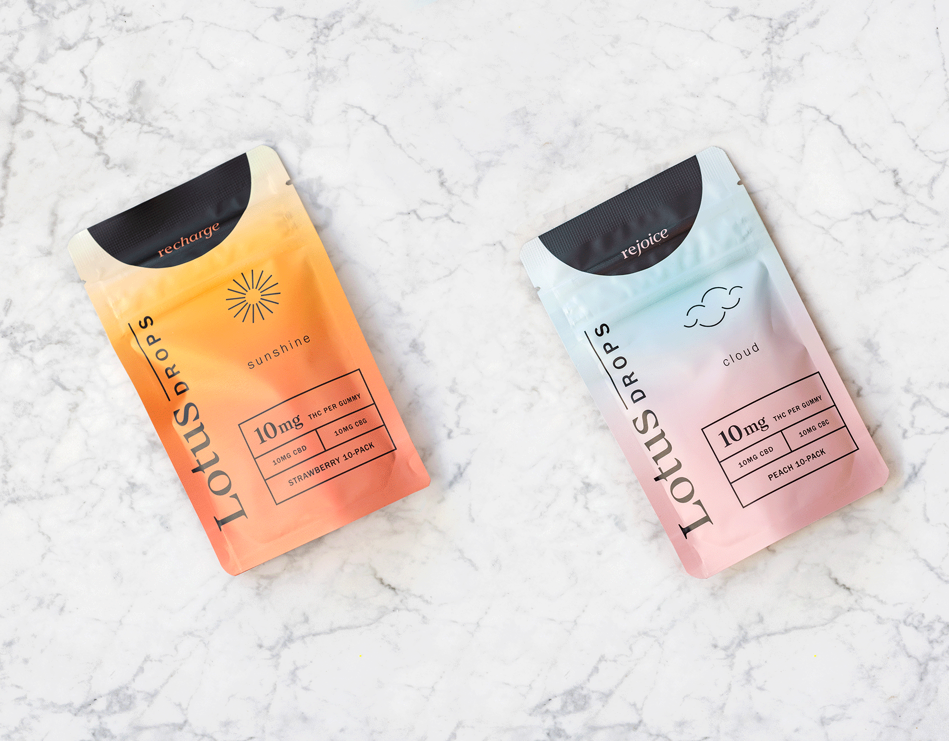 Branding + Packaging for LotusWorks art direction branding cannabis colorful direct to consumer edgy graphic design illustration logo moody packaging retail typography