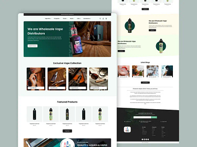 Browse thousands of Vape Website images for design inspiration