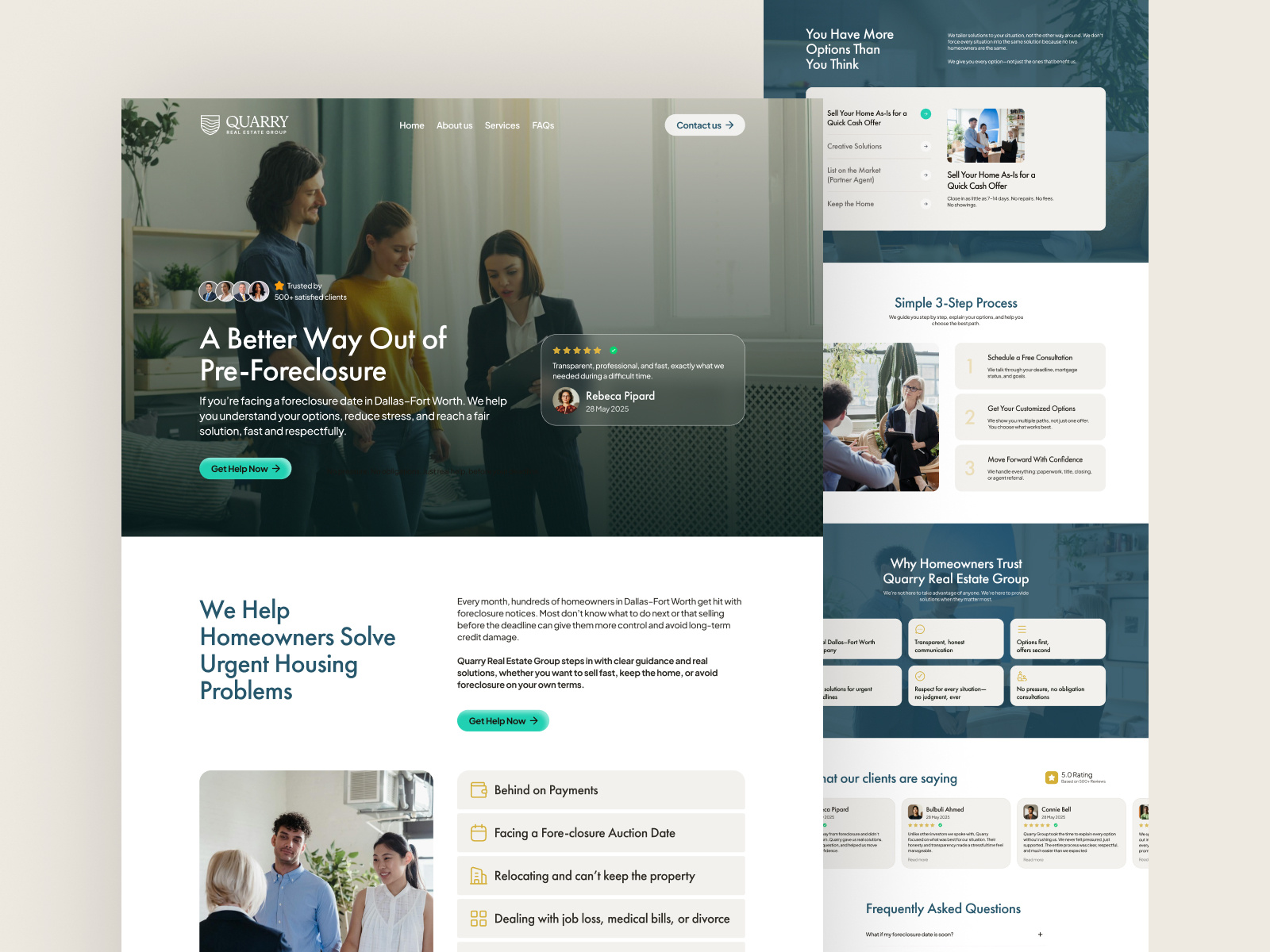 Real Estate Website figma designers real estate ux real estate website uiux designers website design and development
