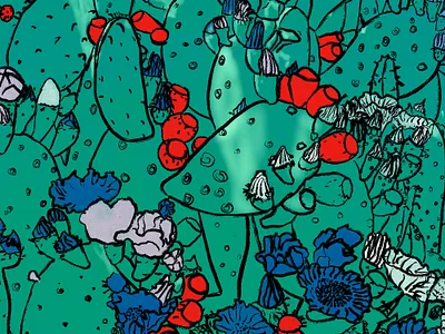 “Cactus” illustration design illustration