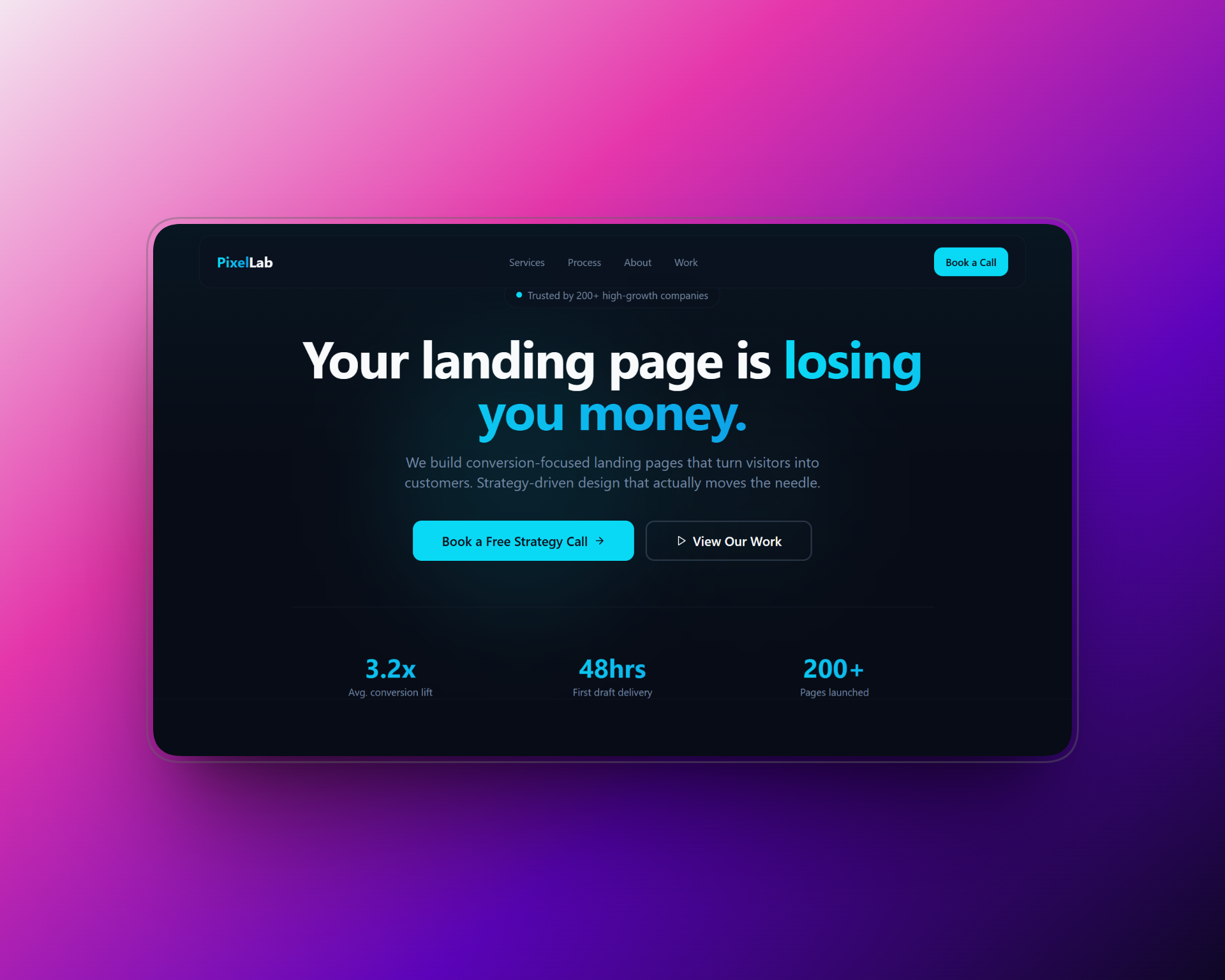 Lead Generation Landing Page Design agency landing page aimated landing page framer hero design framer landing page hero design landing page landing page design landing page hero lead generation design lead generation landing page modern landing page design saas landing page ui web design