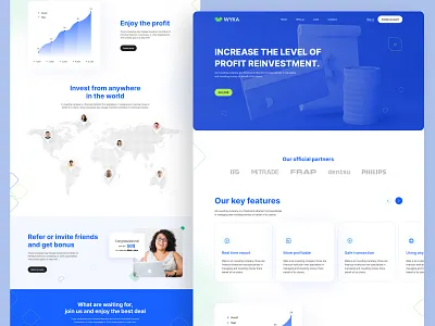 Finance Web Design - Landing page finance landing page finance web design framer framer designer framer development framer web design framer website design landing page landing page design landing page ui minimal minimal landing page no code development ui design ui ux design web design web ui design website mockup