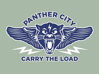 Carry The Load -2026 air force branding logo logo design military pather wings