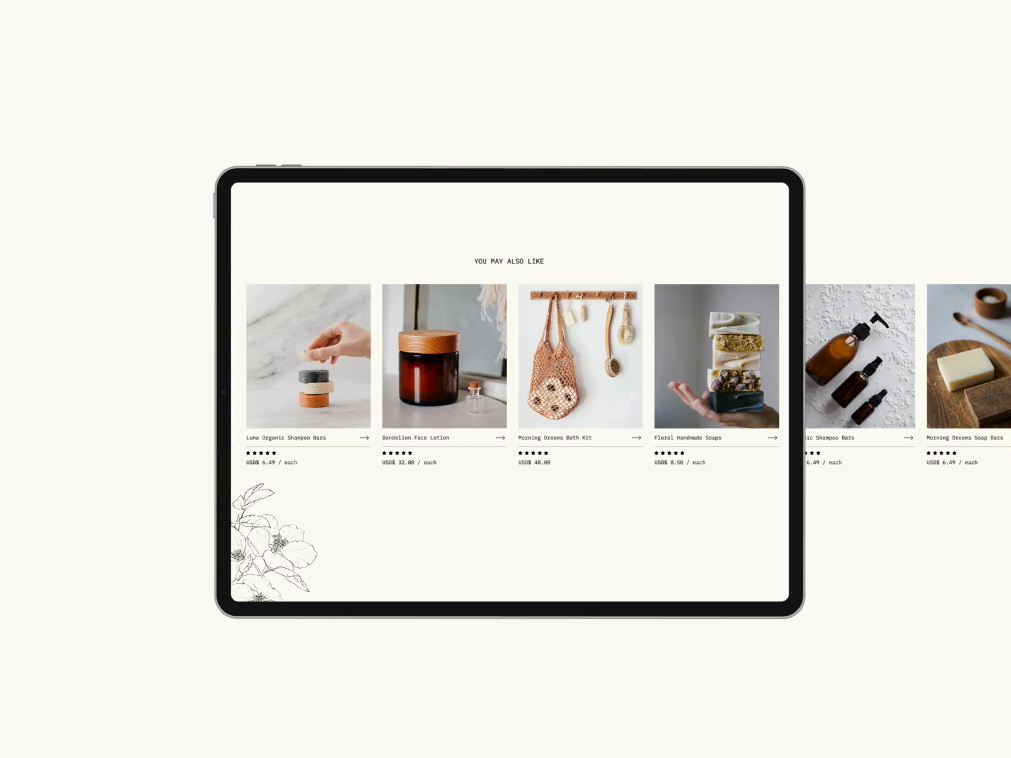 E-commerce store design