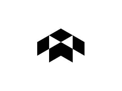 Geometric Growth Arrow Symbol Logo abstract logo arrow logo branding brandmark go logo growth logo logo logo design logo for sale minimal logo progress logo triangle logo up logo