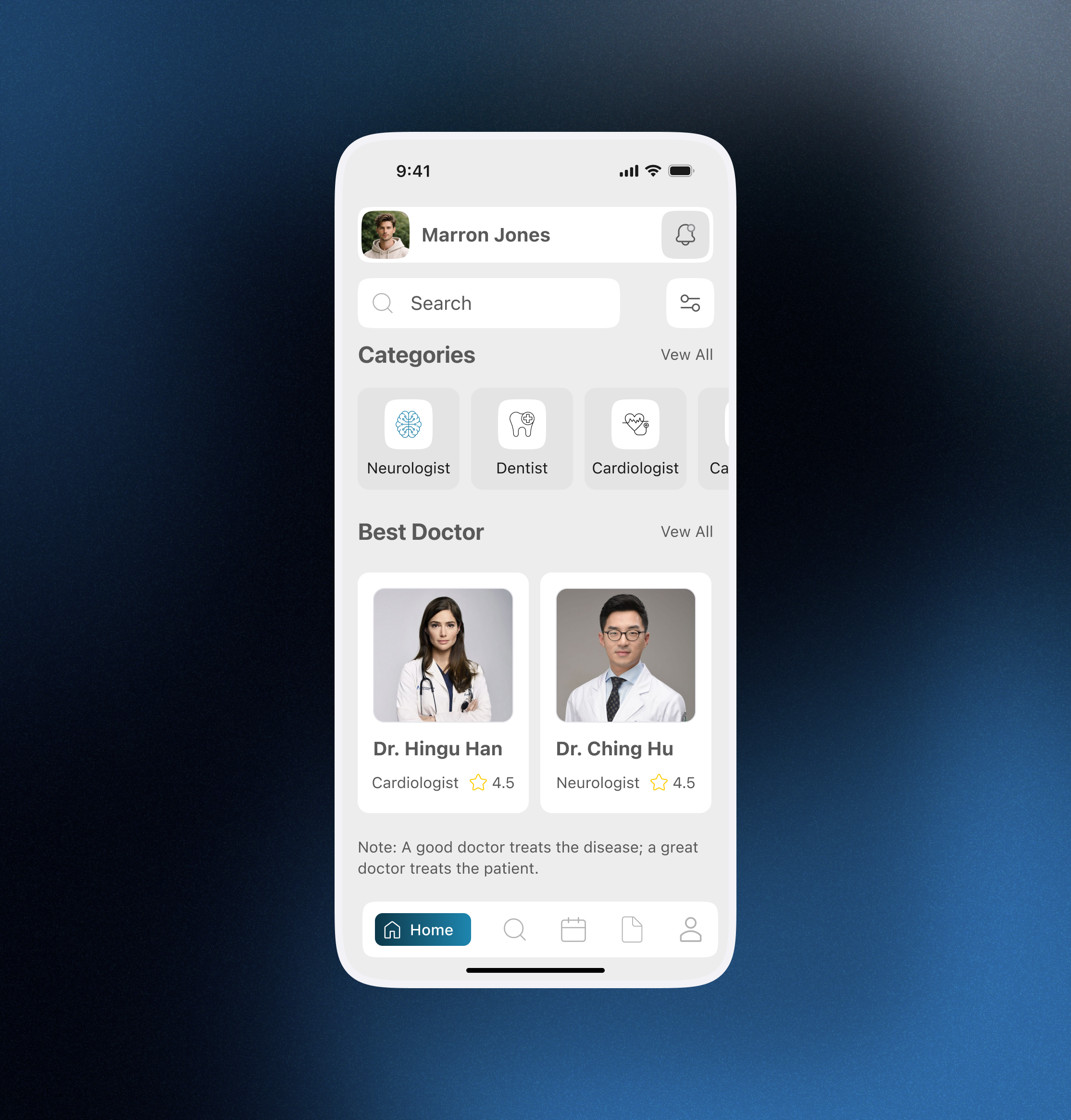 Doctor Appointment Mobile App UI by Md Mehedi Hasan on Dribbble