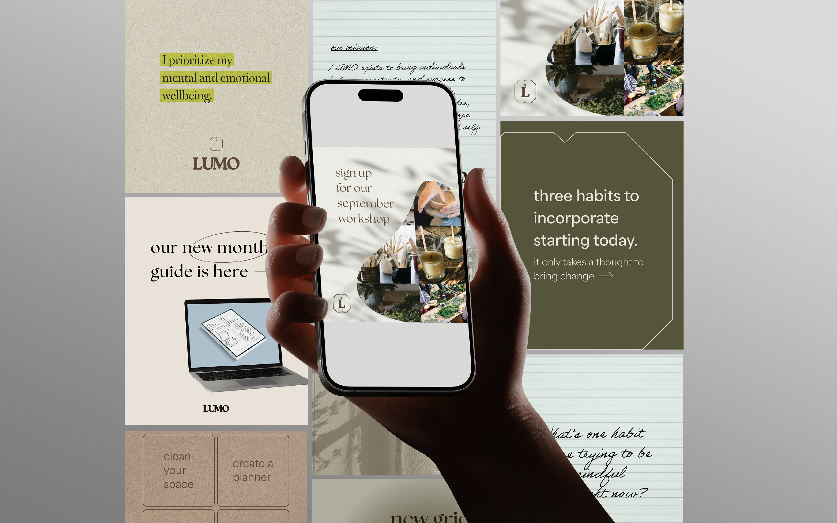 Social Media Graphics System - LUMO Collective