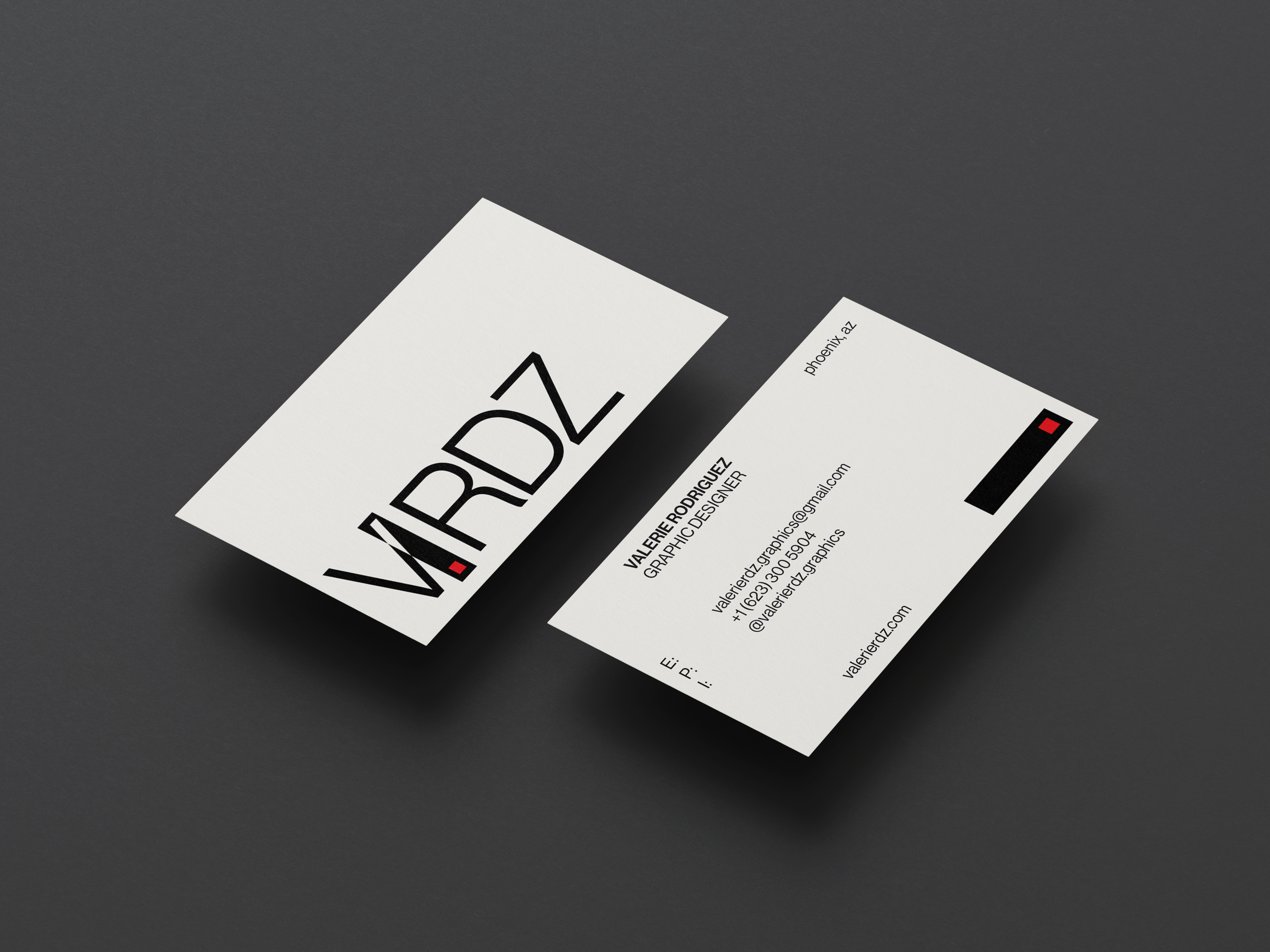 Business Card Design - Valerie RDZ Design Studio