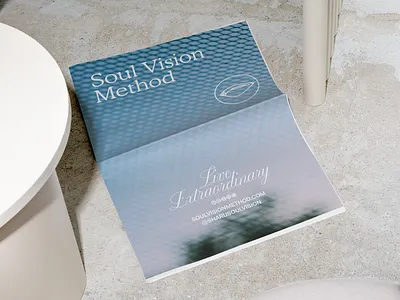 Soul Vision Method brand branding graphic design icons identity layout logo magazine mark