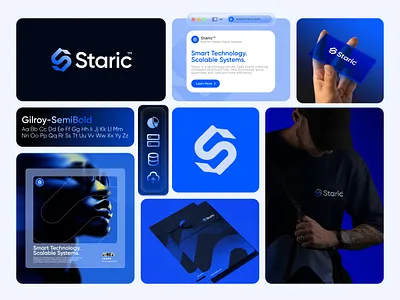 Staric | SaaS | Branding brand brand guidelines brand identity brand sign branding identity logo logo design marketing platform saas smm visual identity web design website