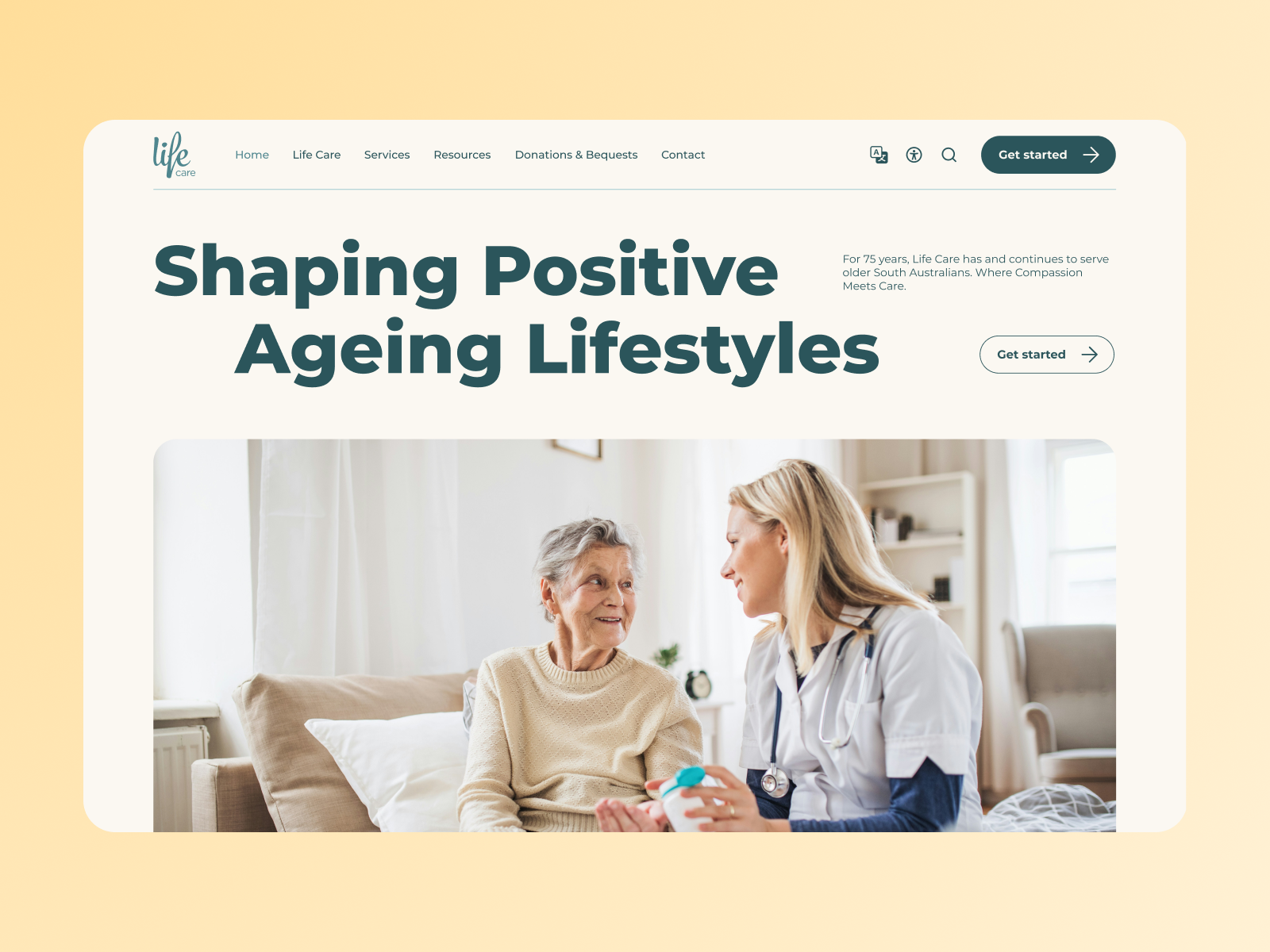 Aged Care Website Redesign