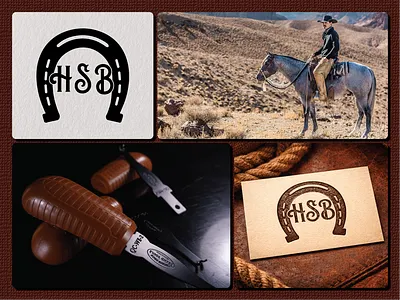 Horse Shoe Brand — Western Heritage Logo & Identity brand design brand identity branding cowboy graphic design heritage horse identity identity design logo logo design logo mark monogram ranch typography vintage vintage logo western