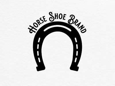 Horse Shoe Brand — Western Heritage Logo badge design brand design brand identity brand mark branding classic logo cowboy designer portfolio heritage branding identity design lettering logo design logo mark minimalist logo ranch symbol design typography vintage logo western western branding